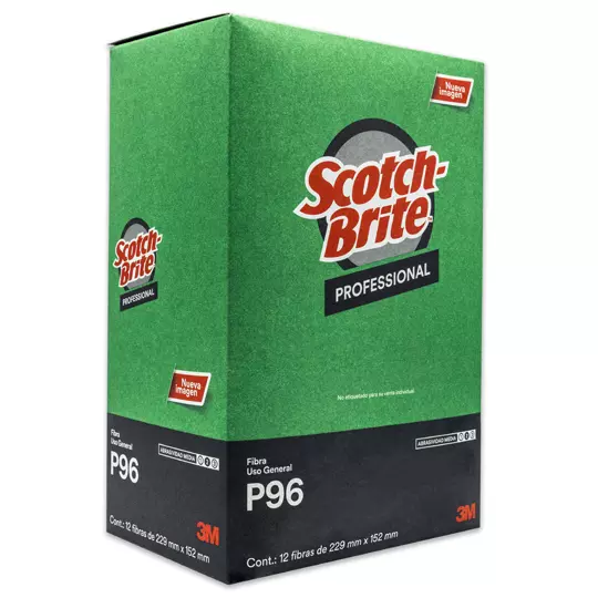 Fibra verde Scotch-brite 3M caja con 12.