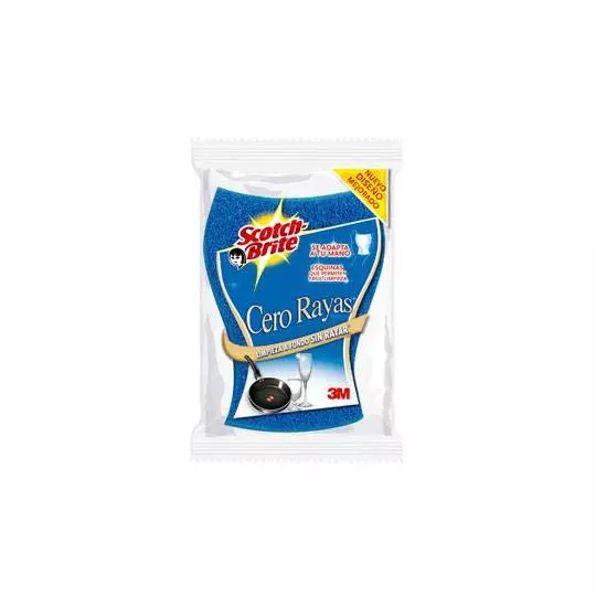 Fibra azul Scotch-brite 3M tamaño chica(67x27X103 MM)