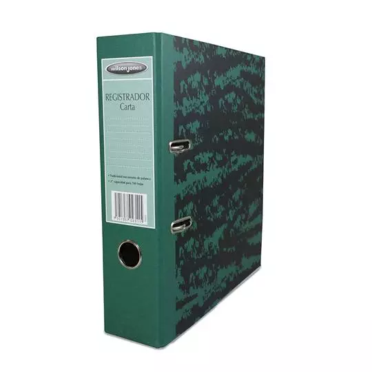Registrador carta herraje d 3" ACCO color verde marmoleado