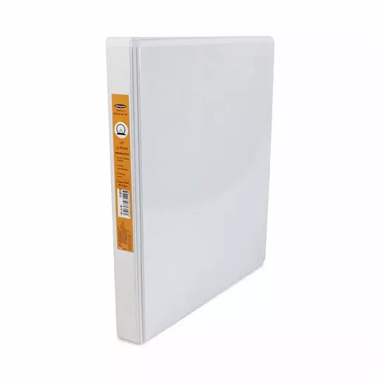 Carpeta panorama herraje O 0.5" ACCO color blanca, tamaño carta