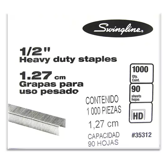 Grapa heavy duty sf-13 1/2" ACCO capacidad de 40 a 90 hojas