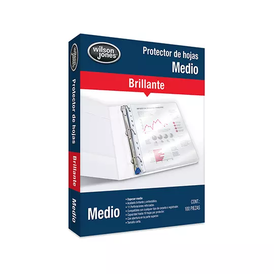 Protector de hojas medio ACCO brillante,tamaño carta