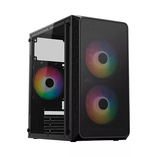 GABINETE MINI TORRE DOOM PRO MESH GI7 NEGRO