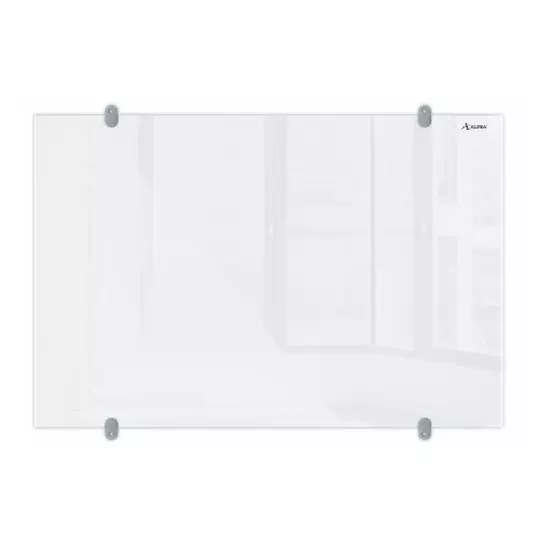 Pintarrón de cristal Criscolor Alfra color blanco 60 x 90 cm