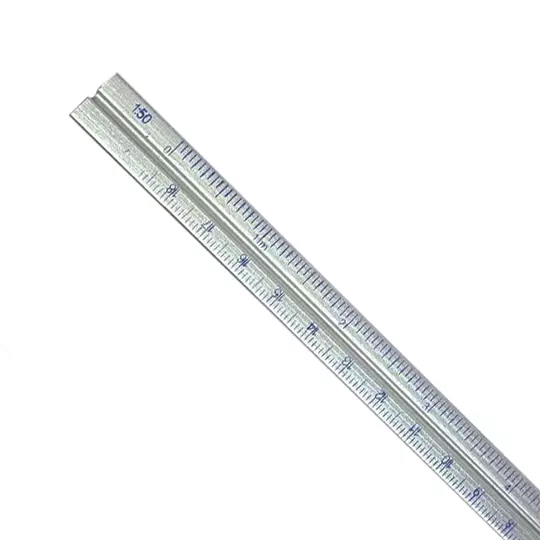Escalimetro mini de aluminio Arly de 15 cm