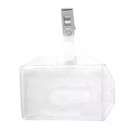 Gafete con caimán Sablón uso vertical/horizontal 6x9 cm caja con 40 pzas