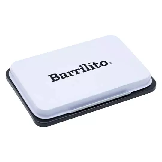 Cojín para sello chico Barrilito con tinta color negro