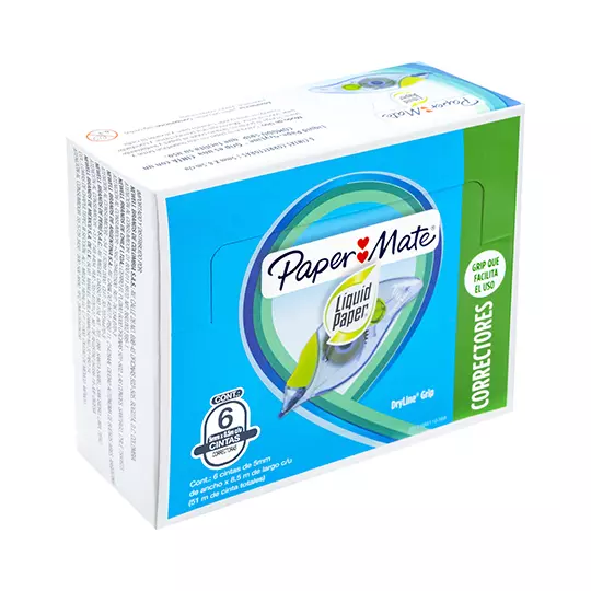 Corrector en cinta dry line  caja con 6 piezas