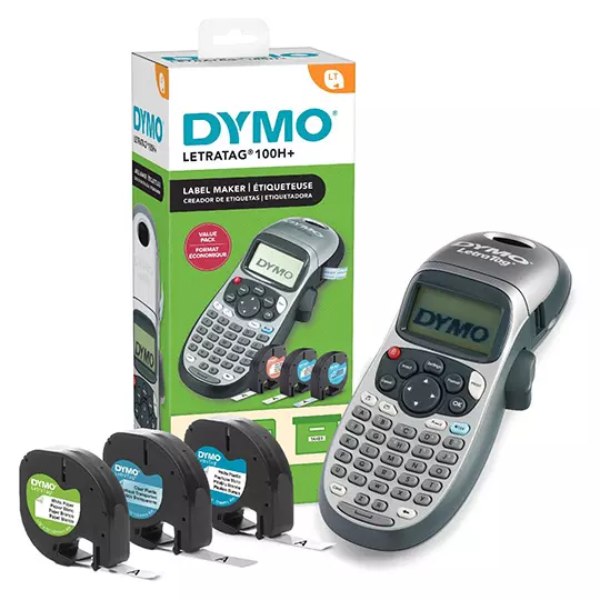 Rotuladroa Dymo LetraTag 100H + 3 cintas.