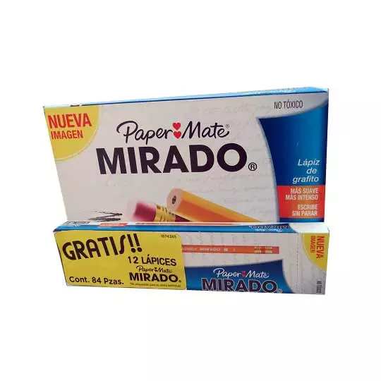 Lápiz Mirado no 2 hexagonal 72 + 12.