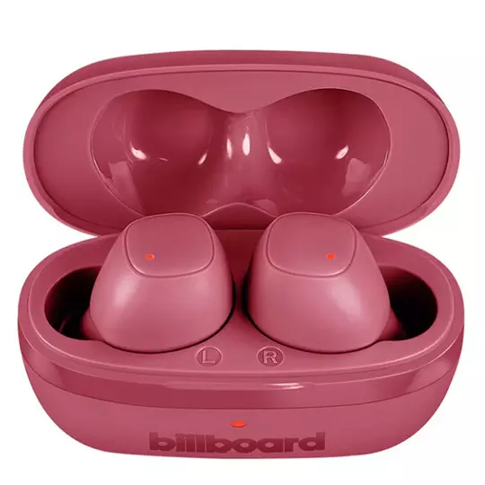 LM-Audífonos inalámbricos TWS BILLBOARD earbuds color vino
