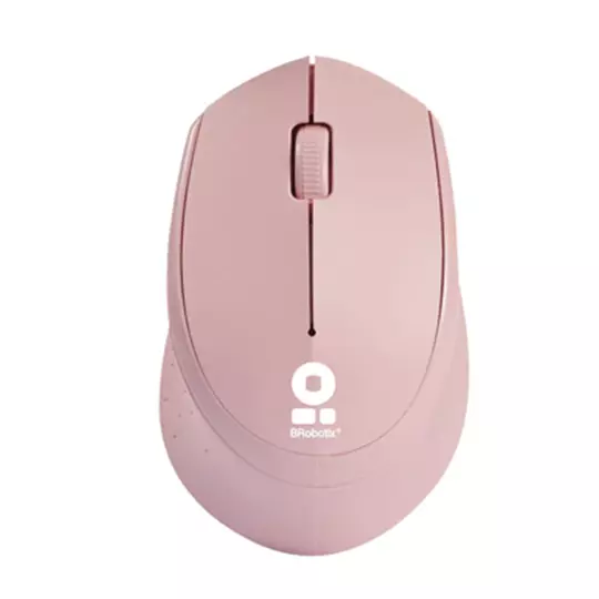 Mouse Inalámbrico 1000 DPI, Rosa BROBOTIX 6000793