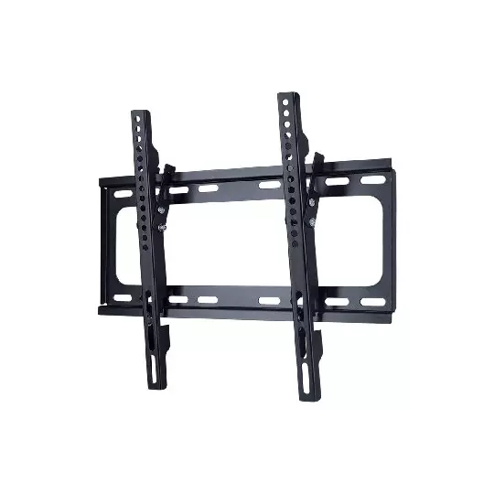 Soporte de Pared FIJO para TV de 26 a 55 Pulgadas - De Acero, Resistencia 45kg, C/Inclinación de 15 grados, 651572 BROBOTIX