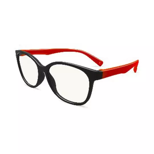 Lentes Antiradiación Para Computadora, Infantil, Negro/Rojo, BROBOTIX 651756