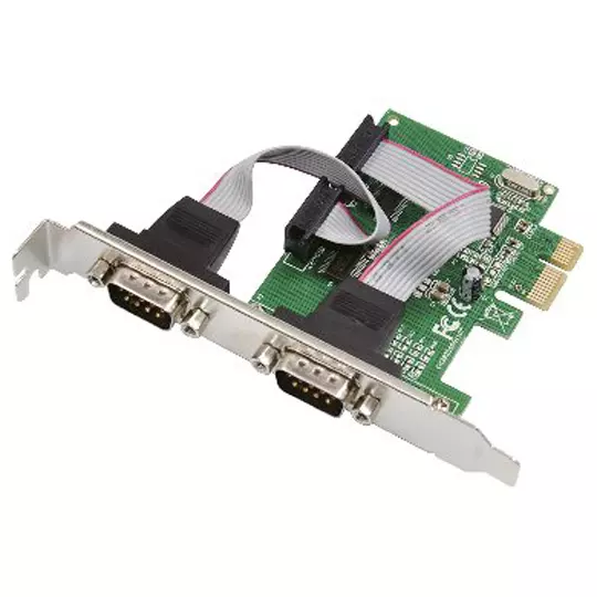 Tarjeta serial db9 2 pto PCIE Broboti.
