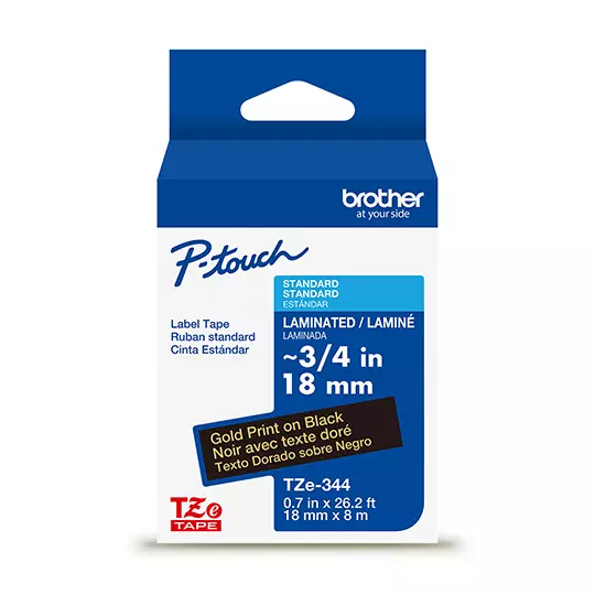 Cinta Brother oro/negro p/rot 1pza p/pt-300/310b/330/530/1100/1200/