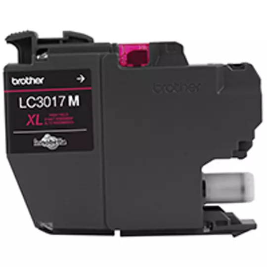 Cartucho Brother de tinta magenta LC3017M.