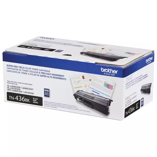 Tóner brother color negro de alto rendimiento TN436BK