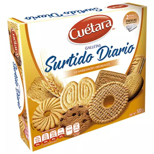 Galletas Cuétara surtido diario 500 gr.