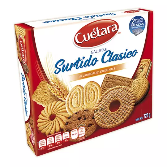 Galletas Cuétara surtido clásico 720 gr.