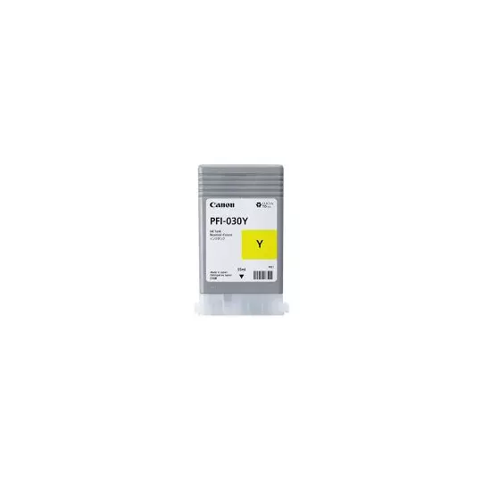 Cartucho Canon para tinta PFI-030 amarillo.
