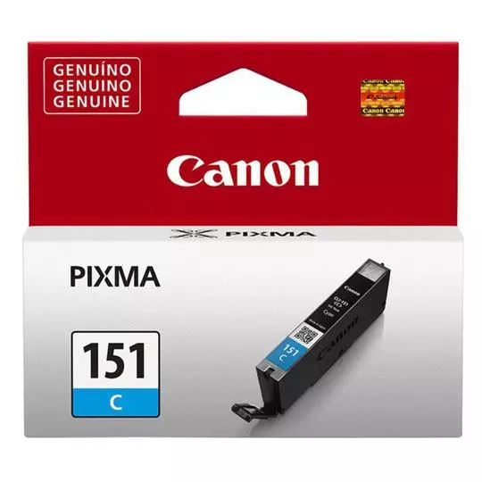 Cartucho Canon para tinta CLI-151 cyan.
