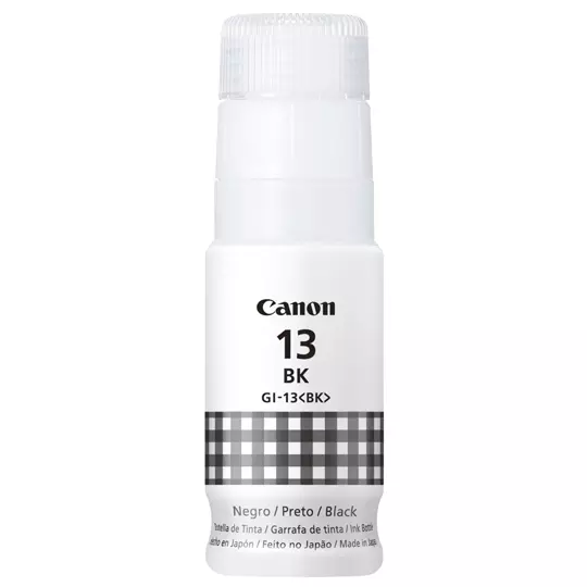 Tinta Canon GI-13 negra.