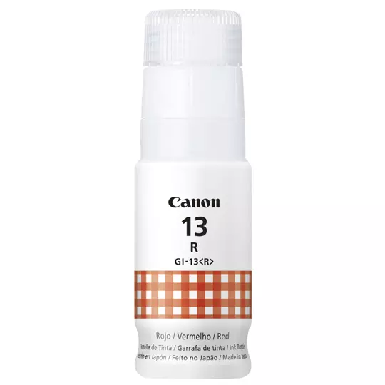 Tinta Canon GI-13 roja.