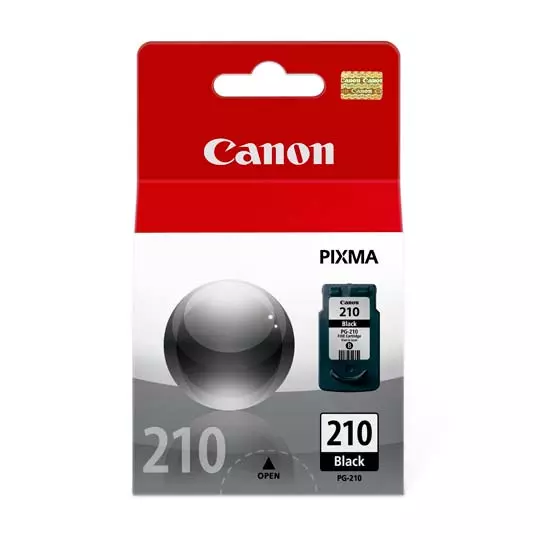 Tinta Canon PG-210 negro.
