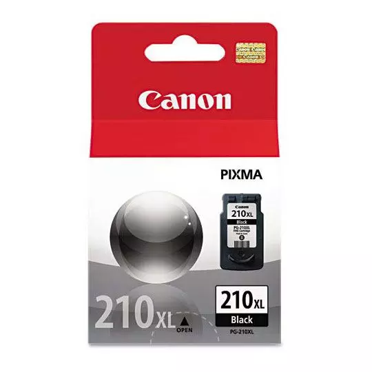 Tinta Canon PG-210XL negro.