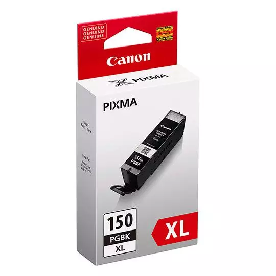 Tanque de tinta Canon PGI-150X negro.