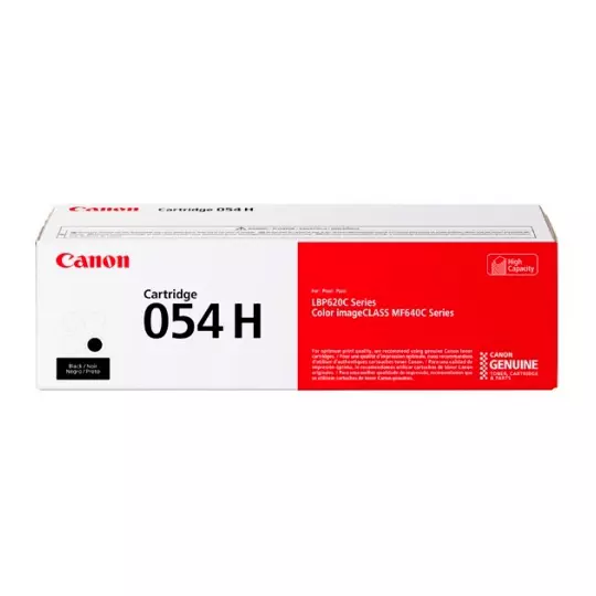 Cartucho Canon para toner 054 H negro.