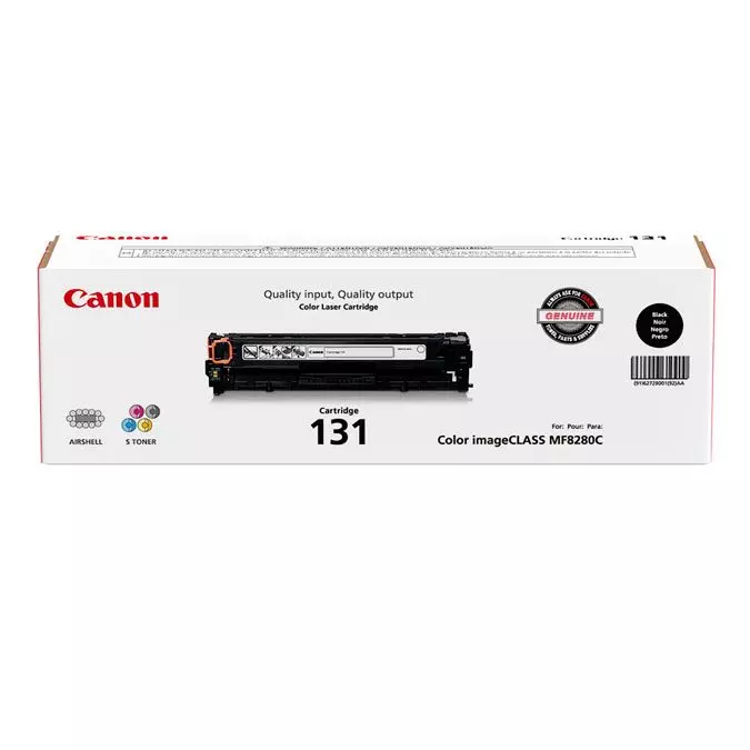 Cartucho Canon para toner 131 amarillo.