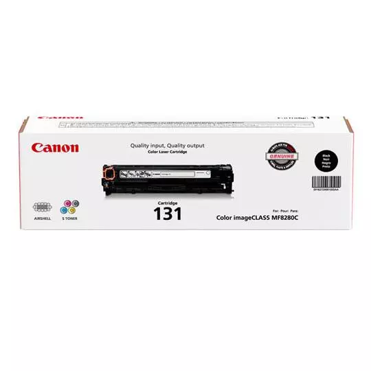 Cartucho Canon para toner 131 negro.