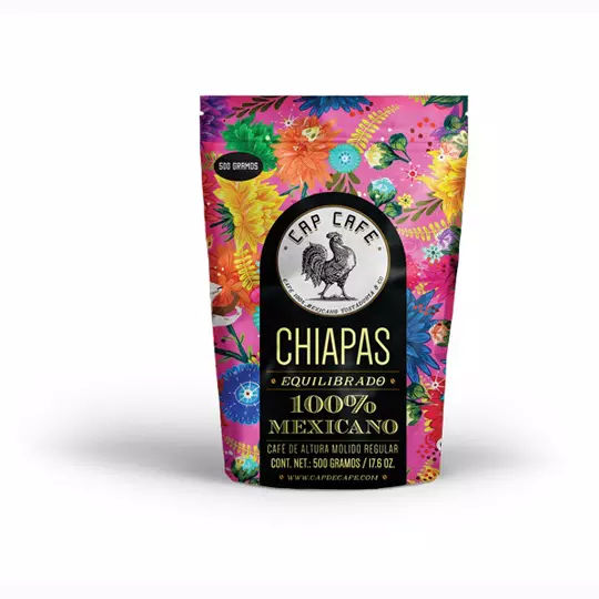 Café molido y tostado etnia 52 Chiapas 454 gr
