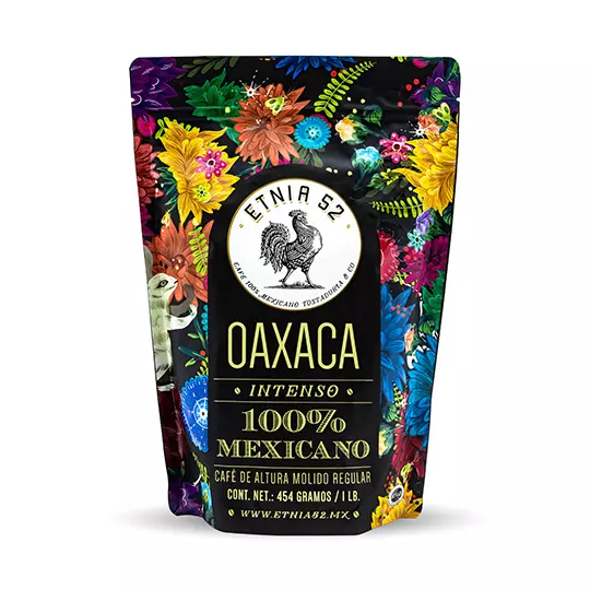 Café molido y tostado etnia 52 Oaxaca 454 gr