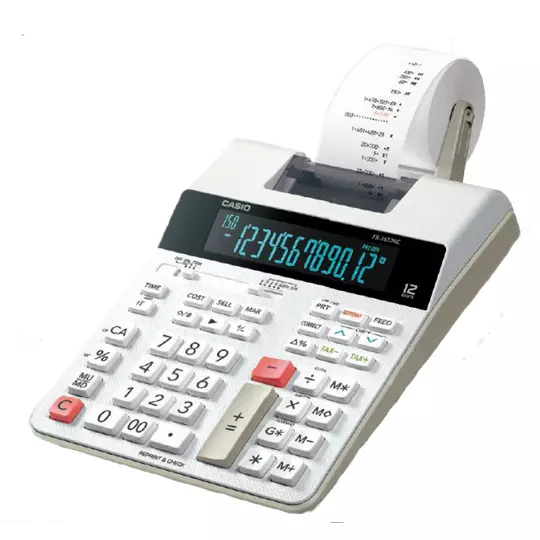 Sumadora 12 dígitos CASIO 2.0 lineas porsegundo