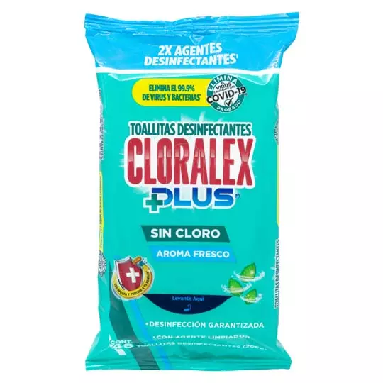 Toallas Cloralex desinfectantes c/48.