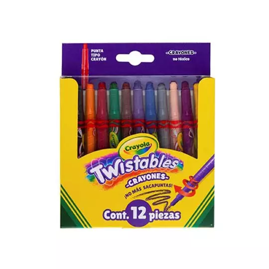 Mini crayones Crayola Twistables 12 unidades