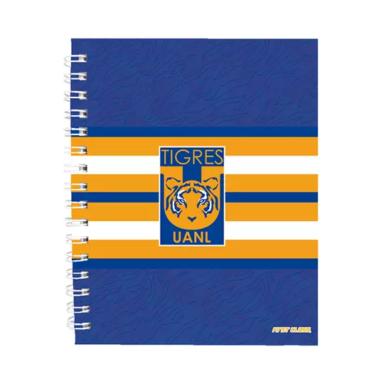 Cuaderno frances 17.5 x 21.5cm 160 hojas 56 g diseño tigres de la