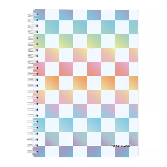 Cuaderno first class profesional 160 hojas  56 g.pastel cuadrado