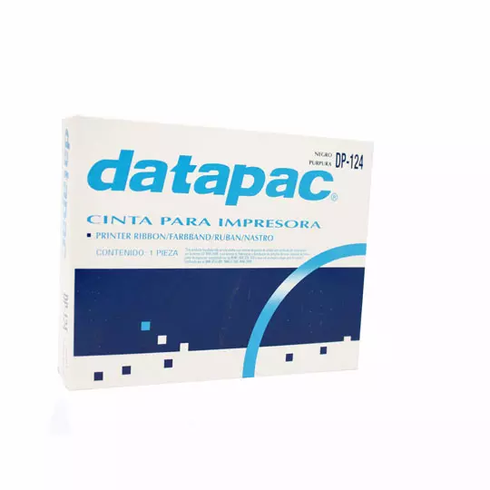 Cinta Datapac púrpura. 