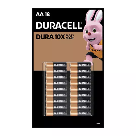 Pila en blister alcalina AA DURACELL