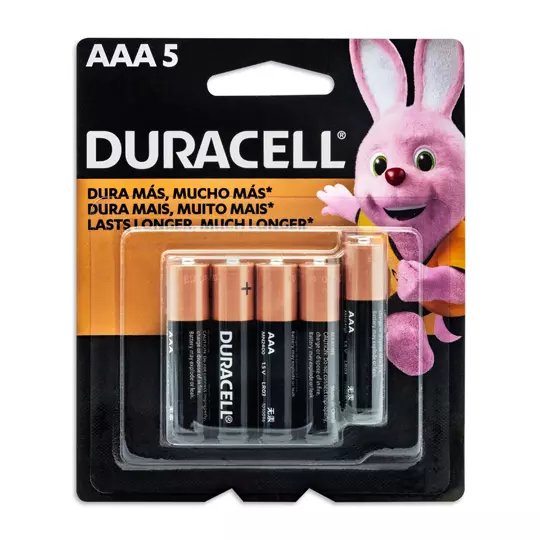 Pila alcalina Duracell AAA blíster 4