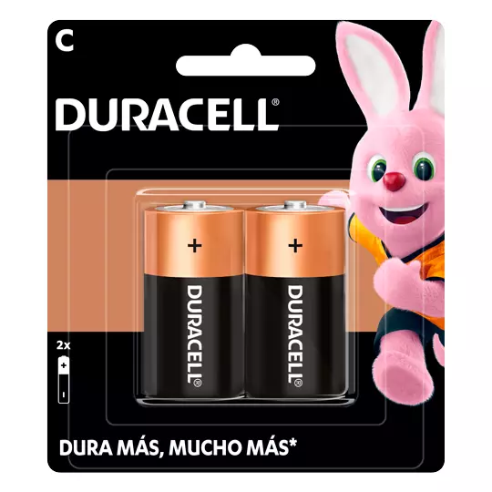 Pila alcalina Duracell C blíster con 2