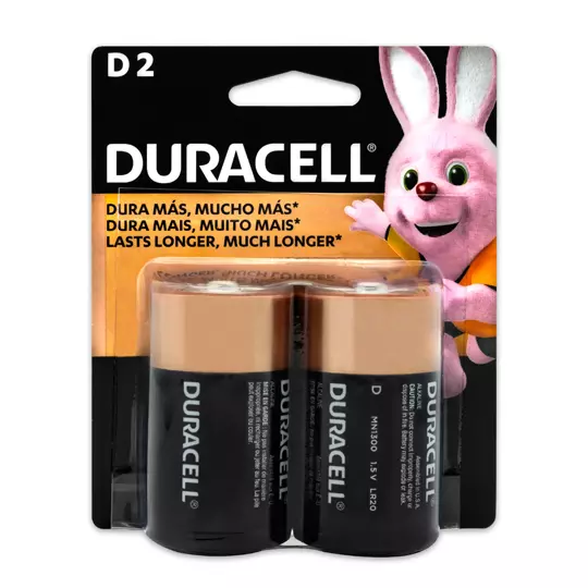 Pila alcalina Duracell D blíster con 2