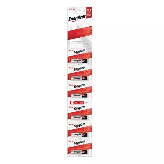 Pila Alcalina Energizer AAA tira con 6 pzas