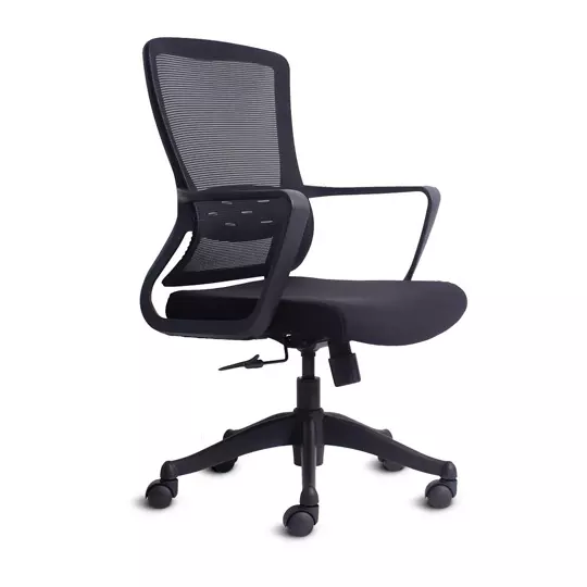 Silla ejecutiva ERGO mod. Portonovo con descansa brazos color negro