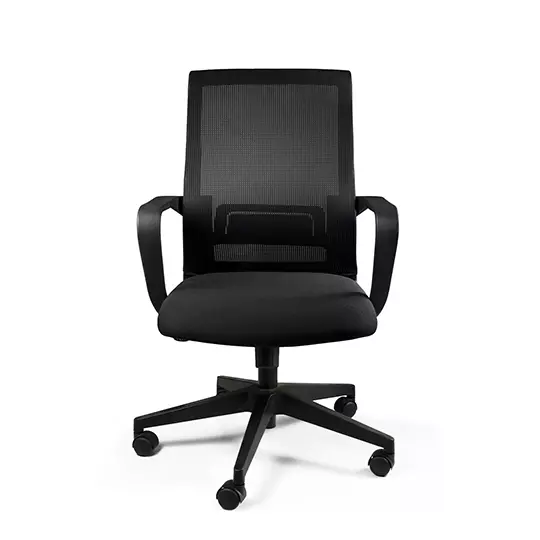 Silla ejecutiva ERGO Mod. Udine con descanza brazos color negro
