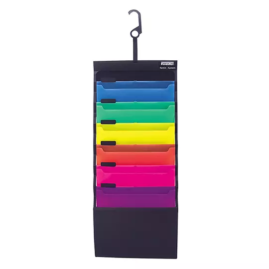 LM-Archivo expandible colgante Pendaflex con gancho, color negro, 1 pieza.